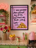 Pizza Love Print