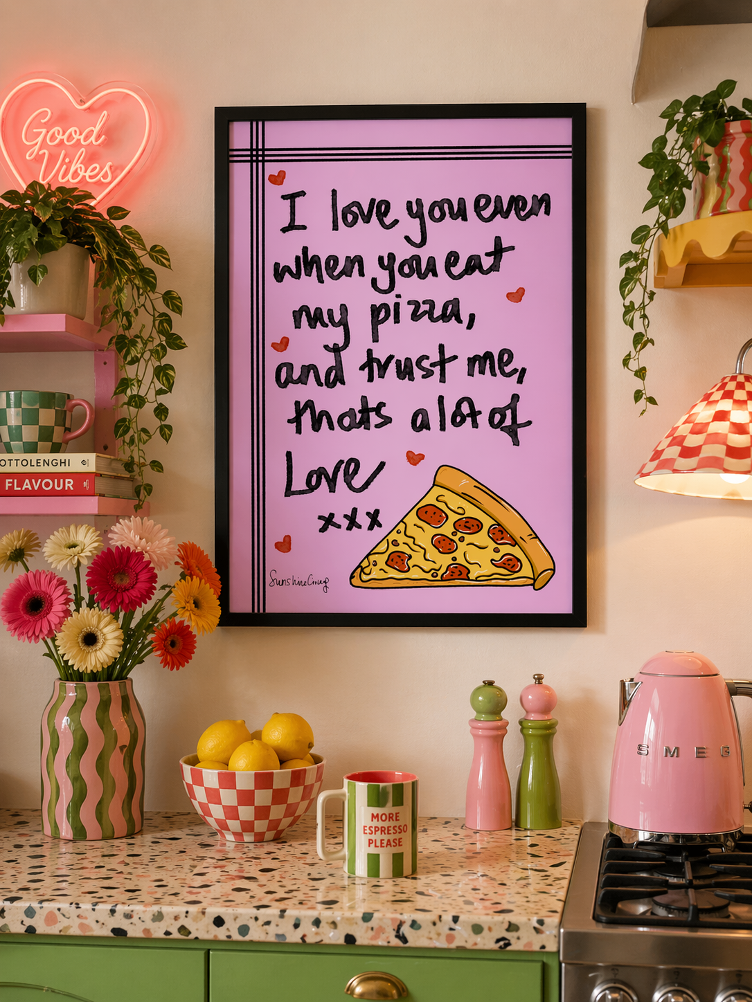 Pizza Love Print